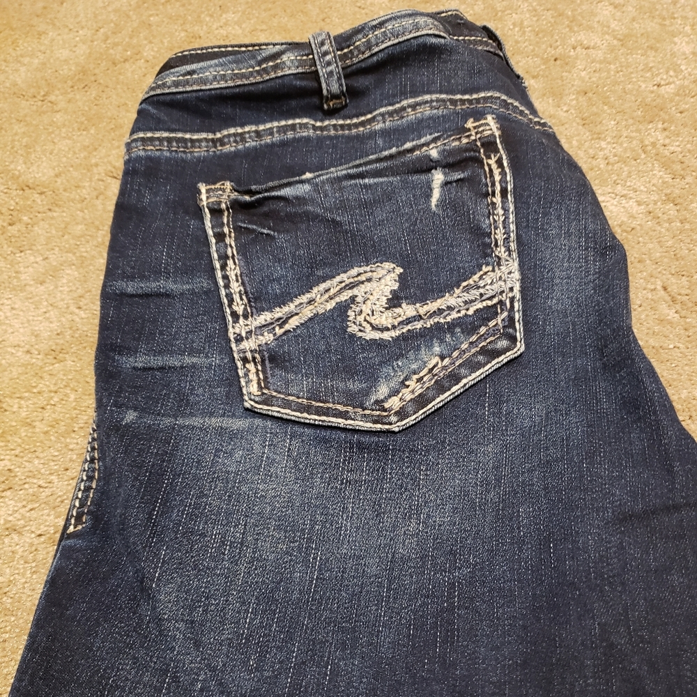 Silver capris